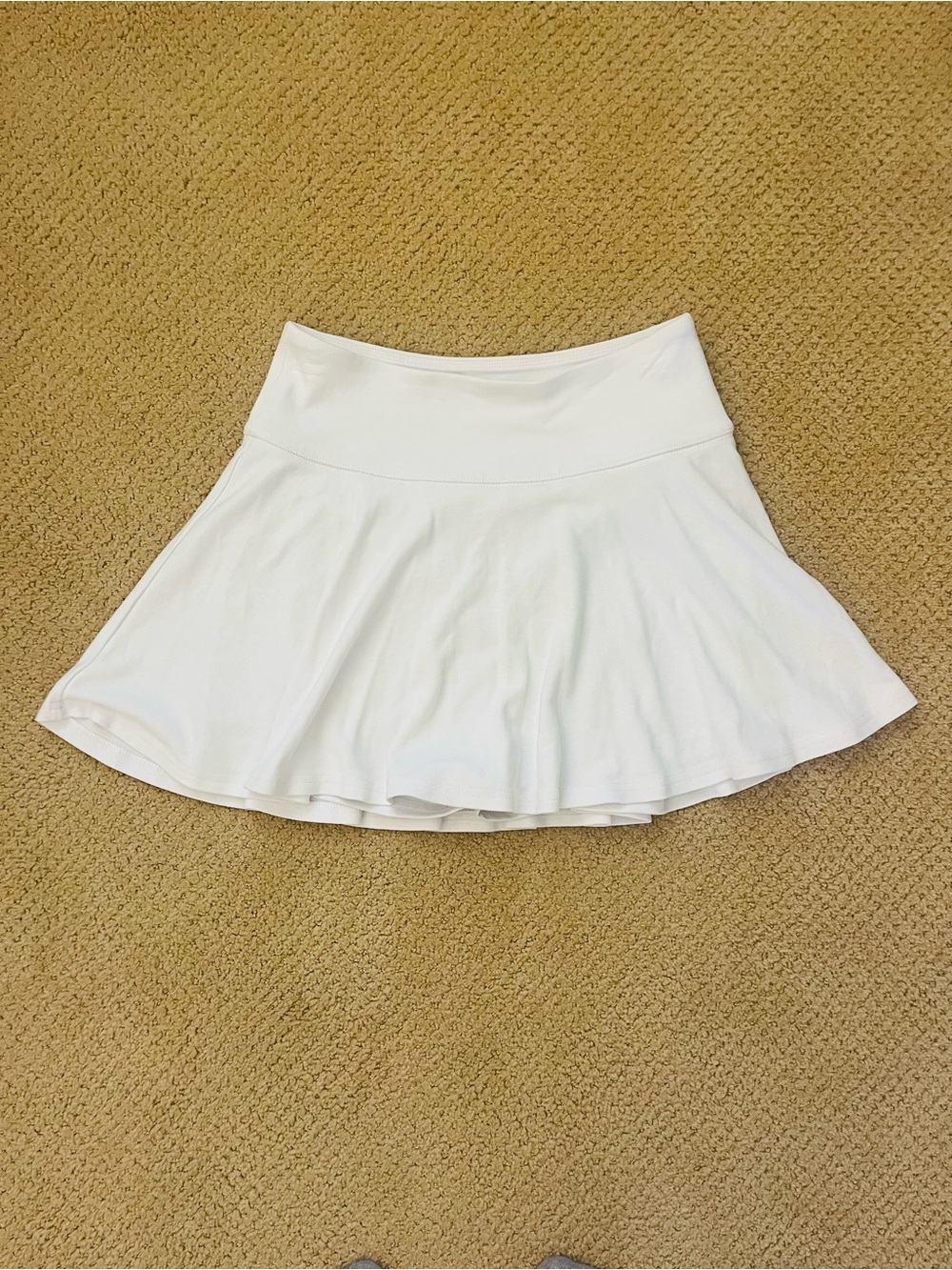 Hollister white ultra high-rise tennis skirt built in pocket undershirts sz S